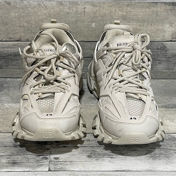BALENCIAGA Track Mens Sneaker - White/White - Sz - 10 .US / 43 .EU - Picture 6 of 10